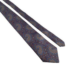 Hanover Vintage Mens Necktie Slim 3.5 Inch Accessory Office Work Casual Dad Gift